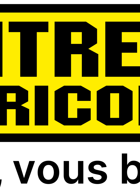 Logo L'Entrepôt du Bricolage avec baseline 2025